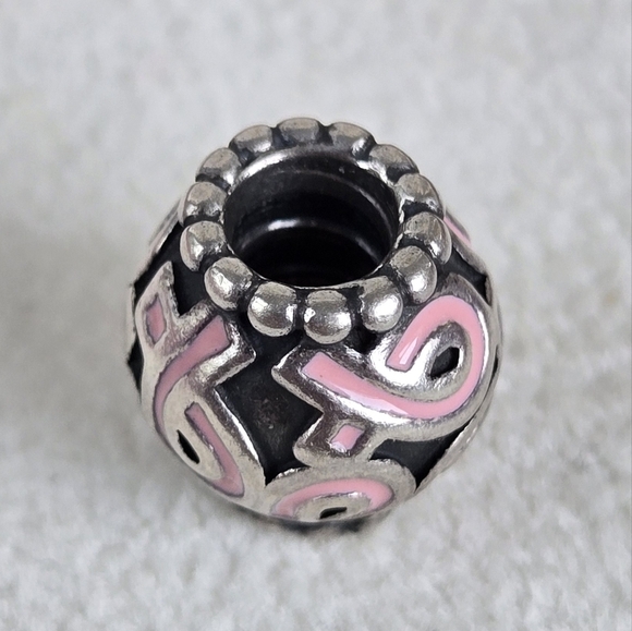 Pandora Pink Ribbon Breast Cancer charm - Picture 2 of 2